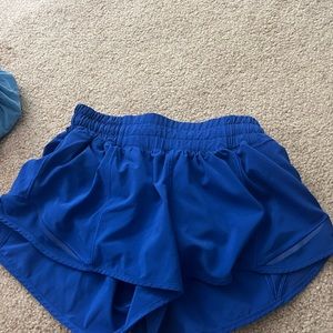 Blue lululemon shorts